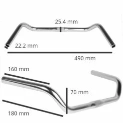 Cintre Hollandais VeloOrange Left Bank - Argent -Frein de vélo Soldes cintre hollandais veloorange left bank argent full 5