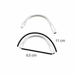 Brakco Coudes Passe-câble Pour Frein V-Brake Acier Inoxydable - Paire -Frein de vélo Soldes coudes passe cable pour frein v brake acier inoxydable paire full 5