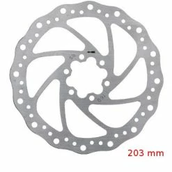 Brakco Disque De Frein Pour Vélo En Acier 160/180/203 Mm -Frein de vélo Soldes disque de frein 203 mm full