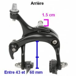 Brandless Etriers De Frein Vélo De Route Hauteur 43 à 60 Mm Caliper -Frein de vélo Soldes etriers de frein velo de route hauteur 43 a 60 mm caliper full 3