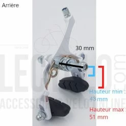 Newton Étriers Frein Vélo Blancs Pour Route Et Fixie -Frein de vélo Soldes etriers frein velo blancs pour route et fixie full 3