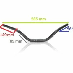 Guidon De Vélo De Ville Confort En Alu Noir XLC -Frein de vélo Soldes guidon de velo de ville confort en alu noir xlc full 3