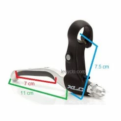 XLC Leviers De Frein De Vélo Revêtement Caoutchouc - La Paire -Frein de vélo Soldes leviers de frein de velo revetement caoutchouc la paire full 3