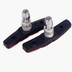 Brakco Patins Pour Frein V-Brake Avant Ou Arrière à Vis - La Paire -Frein de vélo Soldes patins pour frein v brake avant ou arriere a vis la paire full 3