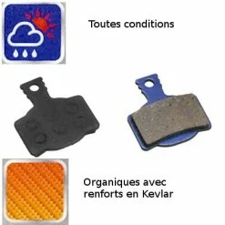 Brakco Plaquettes Organiques Frein à Disque Vélo Magura MT2.4.6.8 Paire -Frein de vélo Soldes plaquettes organiques frein a disque velo magura mt2 4 6 8 paire full 4