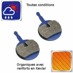 Brakco Plaquettes Organiques Pour Frein à Disque De Vélo - AVID BB5 -Frein de vélo Soldes plaquettes organiques pour frein a disque de velo avid bb5 full 3