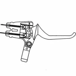 TY Brake Poignée Frein Vélo Gauche Avec Une Commande Pour Avant & Arrière -Frein de vélo Soldes poignee frein velo gauche avec une commande pour avant arriere full 4