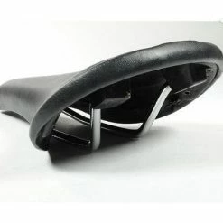 VELO Selle De Vélo Rétro Impression Cuir Noir -Frein de vélo Soldes selle de velo retro impression cuir noir full 3