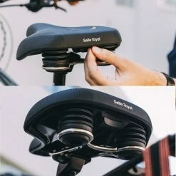 Selle Vélo Gel Lookin Evo Relaxed Selle Royal -Frein de vélo Soldes selle gel selleroyal lookin evo relaxed suspensions