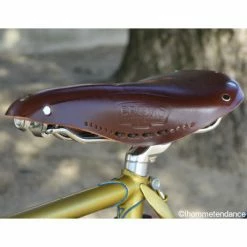 Selle Vélo Cuir Brooks B17 Carved Brun Pour Homme -Frein de vélo Soldes selle velo cuir brooks b17 carved brun pour homme full 4
