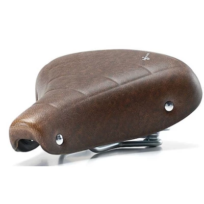 Selle Vélo Vintage Marron Avec Gel Ondina - Selle Royal 4 Selle Vélo Vintage Marron Avec Gel Ondina - Selle Royal – Image 2