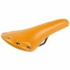 Endzone Selle Vélo Vintage Orange Imitation Cuir Avec Rivets -Frein de vélo Soldes selle velo vintage orange imitation cuir avec rivets full